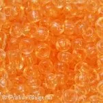 SeedBeads, transp. orange, 3mm, ±17 gr.