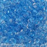 SeedBeads, transp. blue, 3mm, ±17 gr.