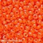 SeedBeads, rainbow orange, 2.6mm, 17 gr.