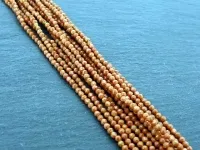 Goldstone Faceted, Semi-Precious Stone, Color: gold, Size: ±2mm, Qty: 1 string ±39cm