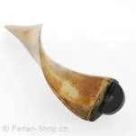 Horn Anhänger, Color: Natural, Size: ±140 mm, Qty: 1 pc.