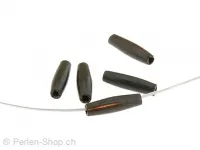 Bone Beads Tube, Color: Brown, Size: ±8mm, Qty: 5 pc.