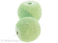Limestone Bead, Color: Green, Size: ±18 mm, Qty: 5 pc.