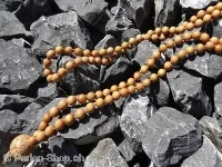 Prayer Beads, Mala hand knotted, Color: brown, Size: ±107cm, Qty: 1 pc.