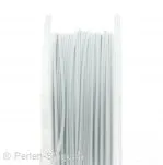 Top Q fil câble gaine de nylon 10m, Couleur: argent, Taille: 0.5 mm, Quantite: 1 piece