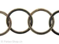 chaîne, Couleur: bronze, Taille: 28 mm, Quantite: Meter