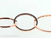Metal Chain, Color: Cooper, Size: 28 mm, Qty: Meter
