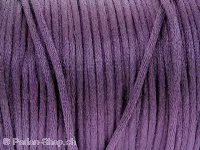 Sateen Cord, Color: purple, Size: 2mm, Qty: 1 Meter