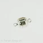 Magnetic Clasps, Color: silver, Size: 8 mm, Qty: 5 pc.
