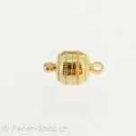 Magnetic Clasps, Color: gold, Size: 8 mm, Qty: 5 pc.