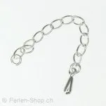 Extension Chain, Color: Silver, Size: 50 mm, Qty: 2 pc.