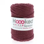 Hoooked Corde en laine Spesso Macramee, Couleur: Berry, Poids: 500 g, Quantité: 1 pièce