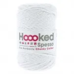 Hoooked Corde en laine Spesso Macramee, Couleur: Blanc, Poids: 500 g, Quantité: 1 pièce