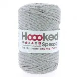 Hoooked Corde en laine Spesso Macramee, Couleur: Gris, Poids: 500 g, Quantité: 1 pièce
