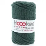 Hoooked Corde en laine Spesso Macramee, Couleur: Vert foncé, Poids: 500 g, Quantité: 1 pièce