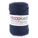 Hoooked Corde en laine Spesso Macramee, Couleur: Bleu marine, Poids: 500 g, Quantité: 1 pièce
