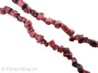 Special Price, Howlite Nuggets, Semi-Precious Stone, Color: Pink, Size: ±5-7 mm, Qty: ± String 32"