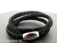 Wrap bracelet black