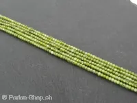 Perles de zircone, Couleur: vert, Taille: ±2.2mm, Quantite: chaîne ± 40cm, (±170 piece)