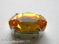 Sw. cabochon 4120, set in, 18x13mm, sunflower, 1 pc.
