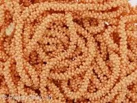SeedBeads-Cord, Color: salmon, Size: ±6mm, Qty: 10cm