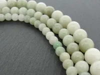 Shetai Jade, Semi-Precious Stone, Color: green, Size: ±6mm, Qty: 1 String 38cm (±61 pc.)