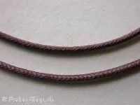Wax cord, brown, 2mm, 1 meter